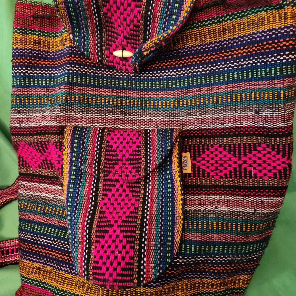 Colorful Striped Women's Backpack